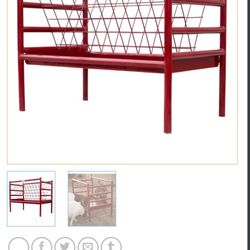 Red Animal Feeder