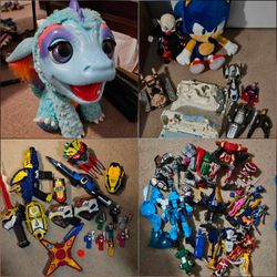 Toy Bundle/ power Rangers, star wars, fur real friend, sonic