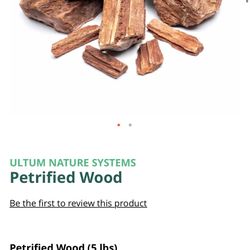 Aquarium Petrified Wood 