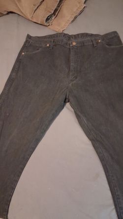 Mens black colored size 40x34 wrangler pants