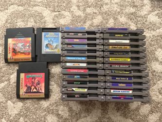 Nintendo nes games 15 each