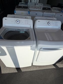 LG washer and dryer