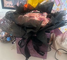 Forever Flowers  Box - Preserved Roses, Eternal Preserved Flowers for Delivery Prime Mothers Day & Valentines Day - Pink