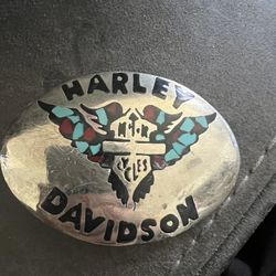 Vintage Harley Davidson Belt Buckle