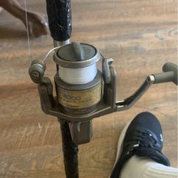 Shimano Reel with rod