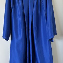 Blue High school Graduation Gown 