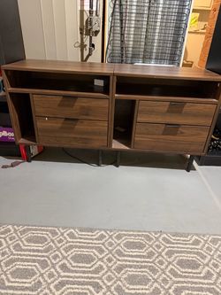 Mid-Century Style Nightstands / Side Tables (Set of 2)