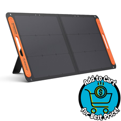 Jackery SolarSaga 100W 24-in x 21-in x 1-in 100-Watt Portable Solar Panel