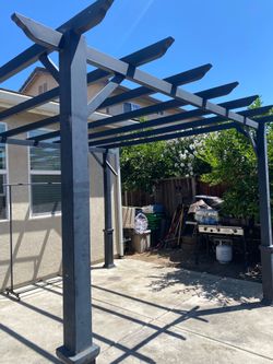Metal Backyard Pergola