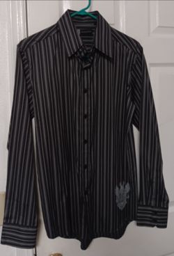 New Young Men's black shirt..size S
