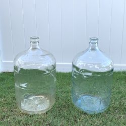 💎 Vintage Crisa Giant Glass Beer Jugs🧊