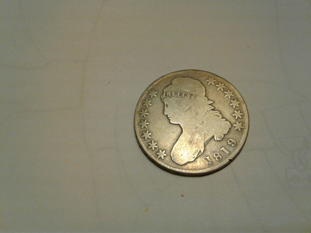 1819 silver half dollar