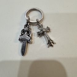 Chrome Hearts Dagger keychain charm