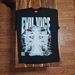 Evil Vice Men's Black Longsleeve Tee 