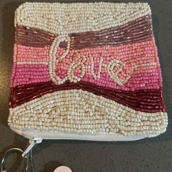 New With Tags Beaded Pouch/wallet