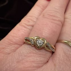 Diamond And Gold Ring