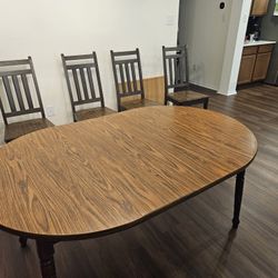 Dinning Table And 4 Chairs