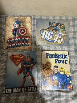 Superhero Metal Posters 