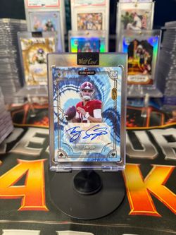 Ty Simpson Auto True 1/1 Tie-Dye Case Hit