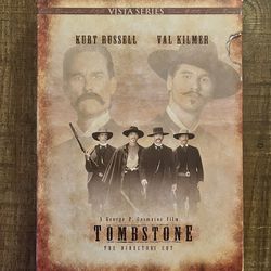 TOMBSTONE: The Director’s Cut (Vista Series DVD) 2 Disc Set, A George P. Cosmatos Film, Russell & Val Kilmer, Awesome Western Movie!