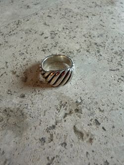 David Yurman Silver Ring size 7