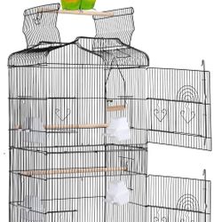Large Open Top Parrot Bird Cage 
