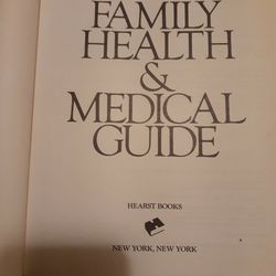 Vintage Family Health & Medical Guide 