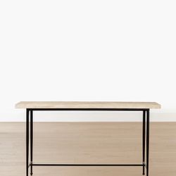 Real Travertine Console