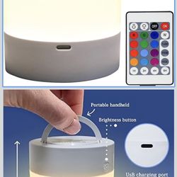 Rechargeable Night Light for Baby Nursery with Touch Control,