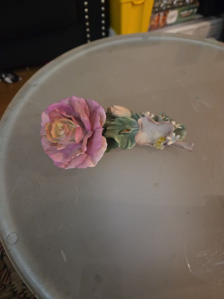 Porcelain Flower Statue