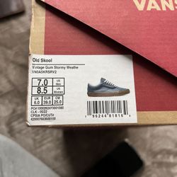 New Stormy Blue Vans Need Out ASAP 70 OBO