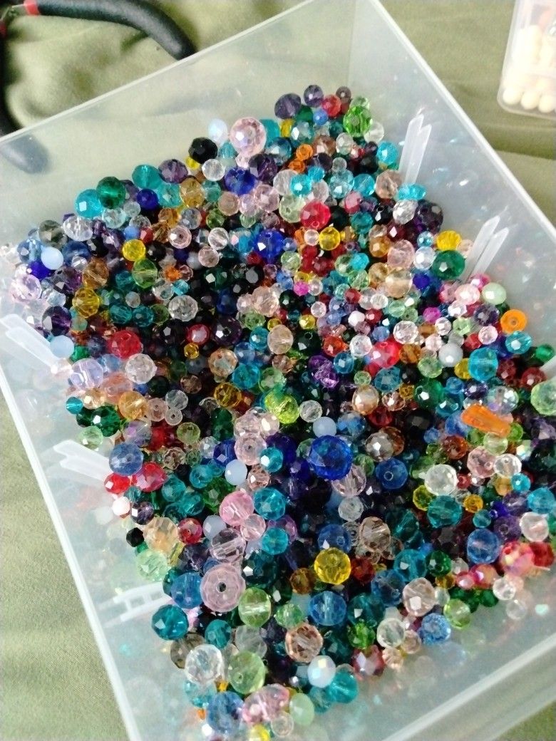 Bag Of Crystal beads