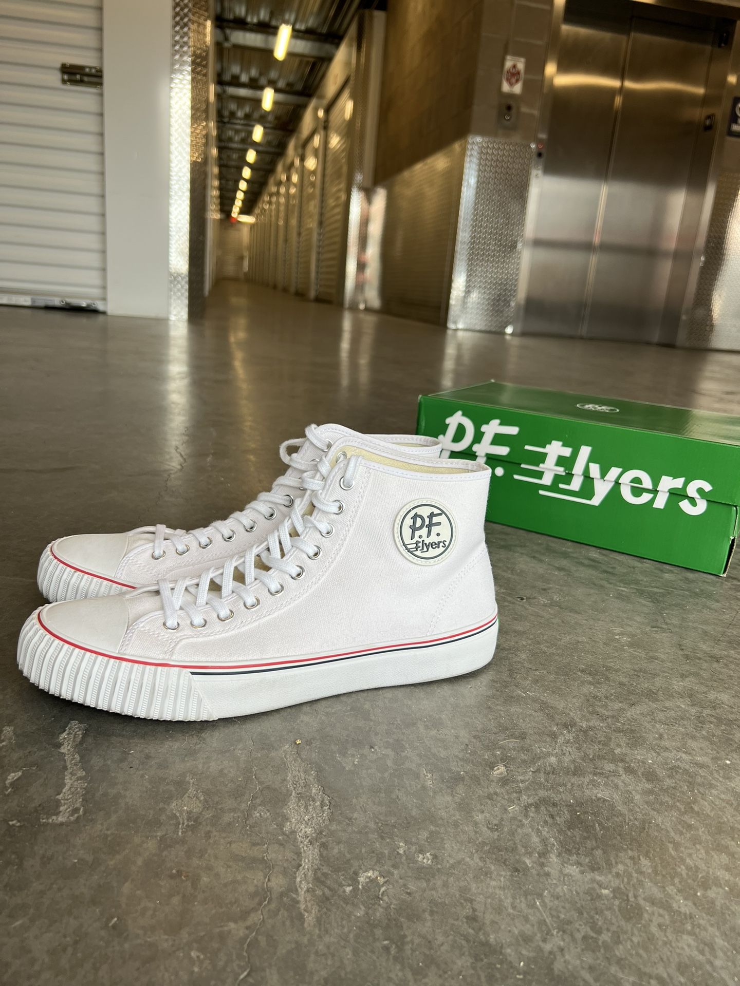 White High Top PF Flyers