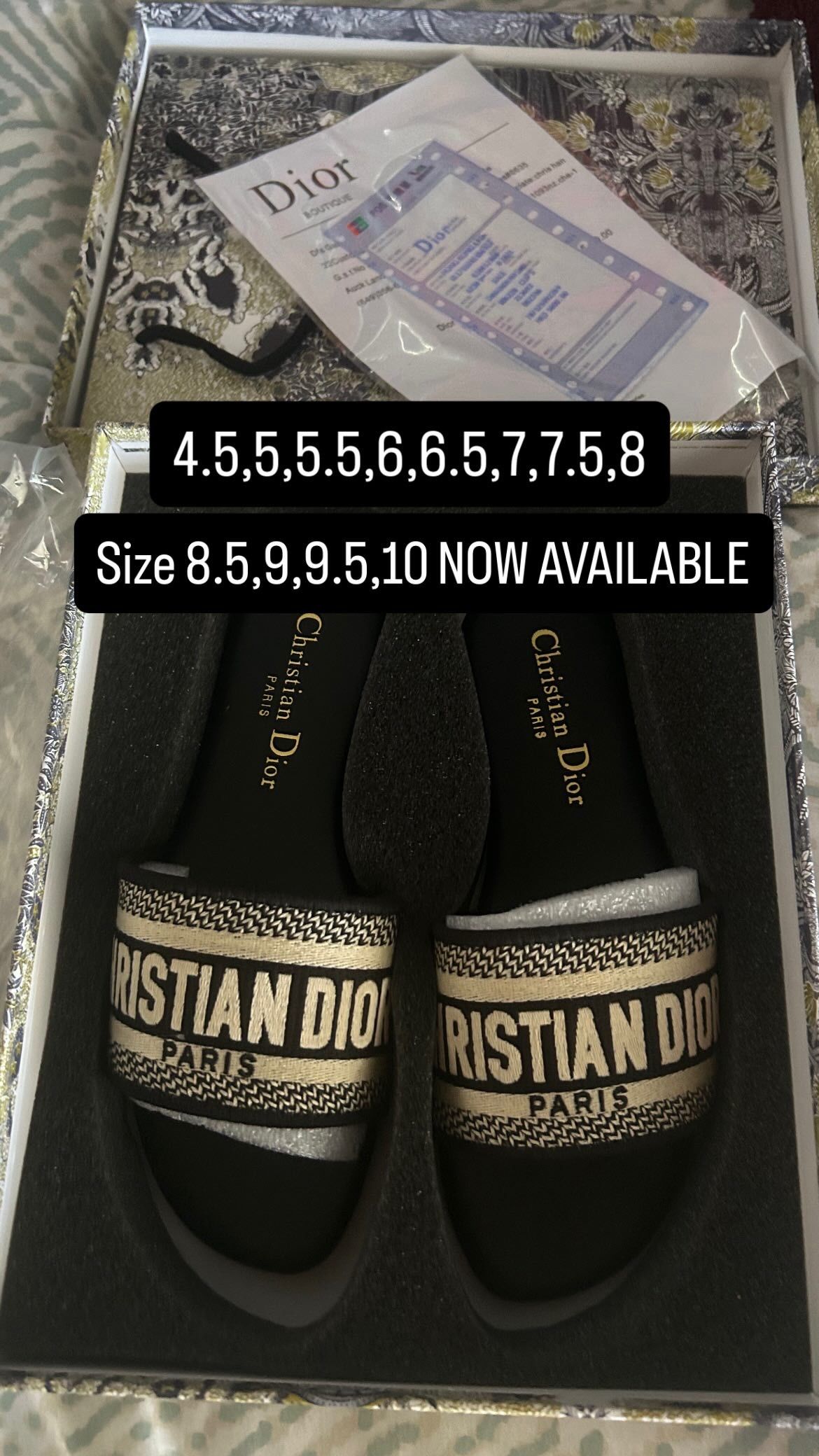 Christian Dior Shoes/Sandal/Chancla/Zapatos