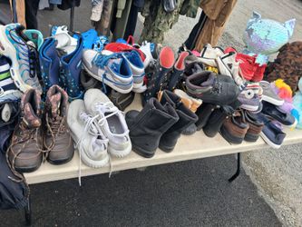 Mixed Lot of Used Shoes and Boots