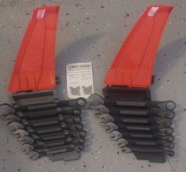 Craftsman universal combination SAE & METRIC wrench sets w/ spline drive