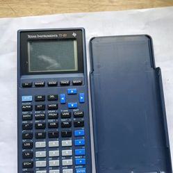 Texas Instrument TI 81 Plus Graphing Calculator W Cover Tested