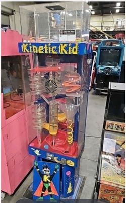 Kinetic kid electro mechanical gum ball machine