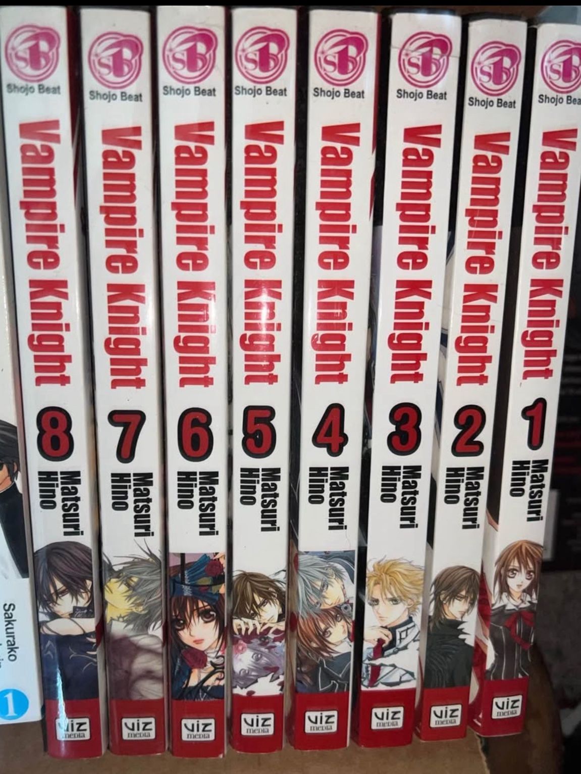 Vampire Knight Books 1-8
