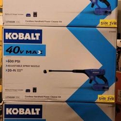 Kobalt 600-PSI Rubber Pressure Washer Spray Gun Kit ( Battery & Charger included)