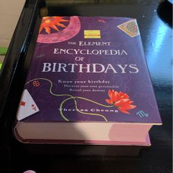 The Element Encyclopedia Of Birthdays Book