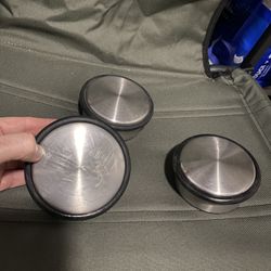 Stainless Steel Heavy Duty Door Stopper (3 Pack) 4"x1.85"– Premium SofiHome Top Durability Door Stops with Silica Gel Treads