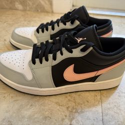 Nike Air Jordan 1 Low Black Grey Pink