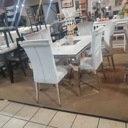 7pc Standard Height Dining Set 