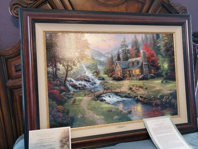 Thomas Kinkade Mountain Paradise