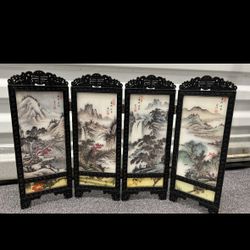 Asian Room Divider Artwork 