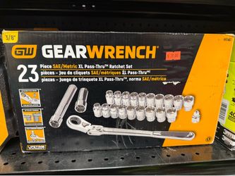Gearwrench 23pc pass-thru ratchet set
