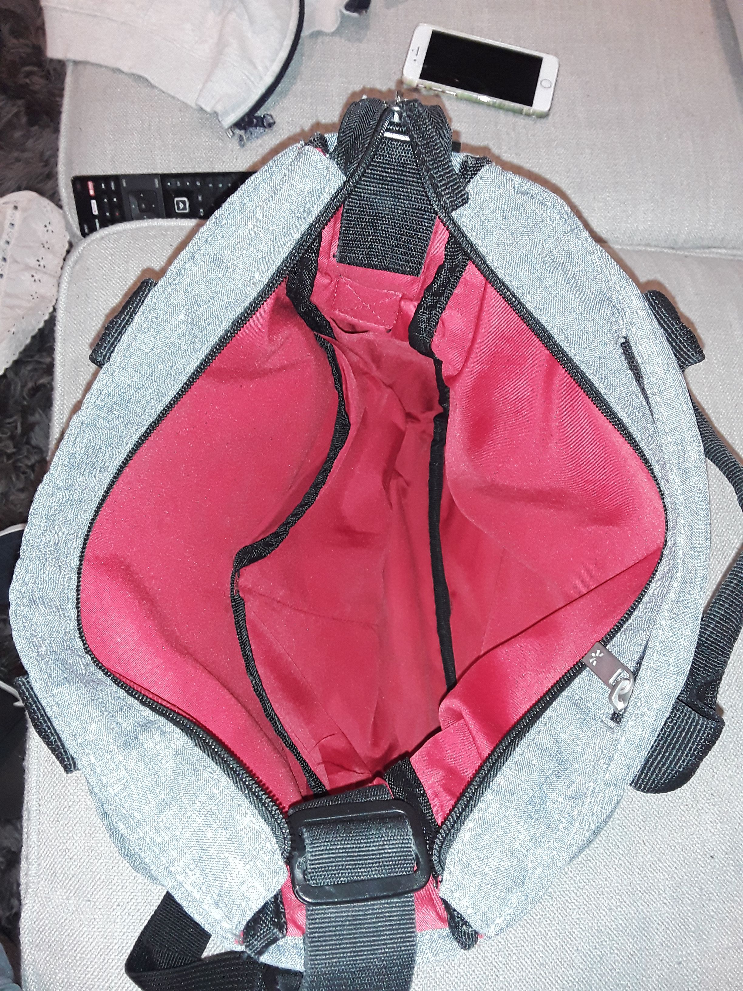 Grey Skip Hop Duo signature diaper bag!