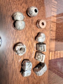 Lot of 9 Pandora Charms