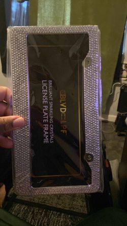 License plates frame
